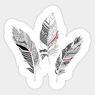 Feathers Sticker